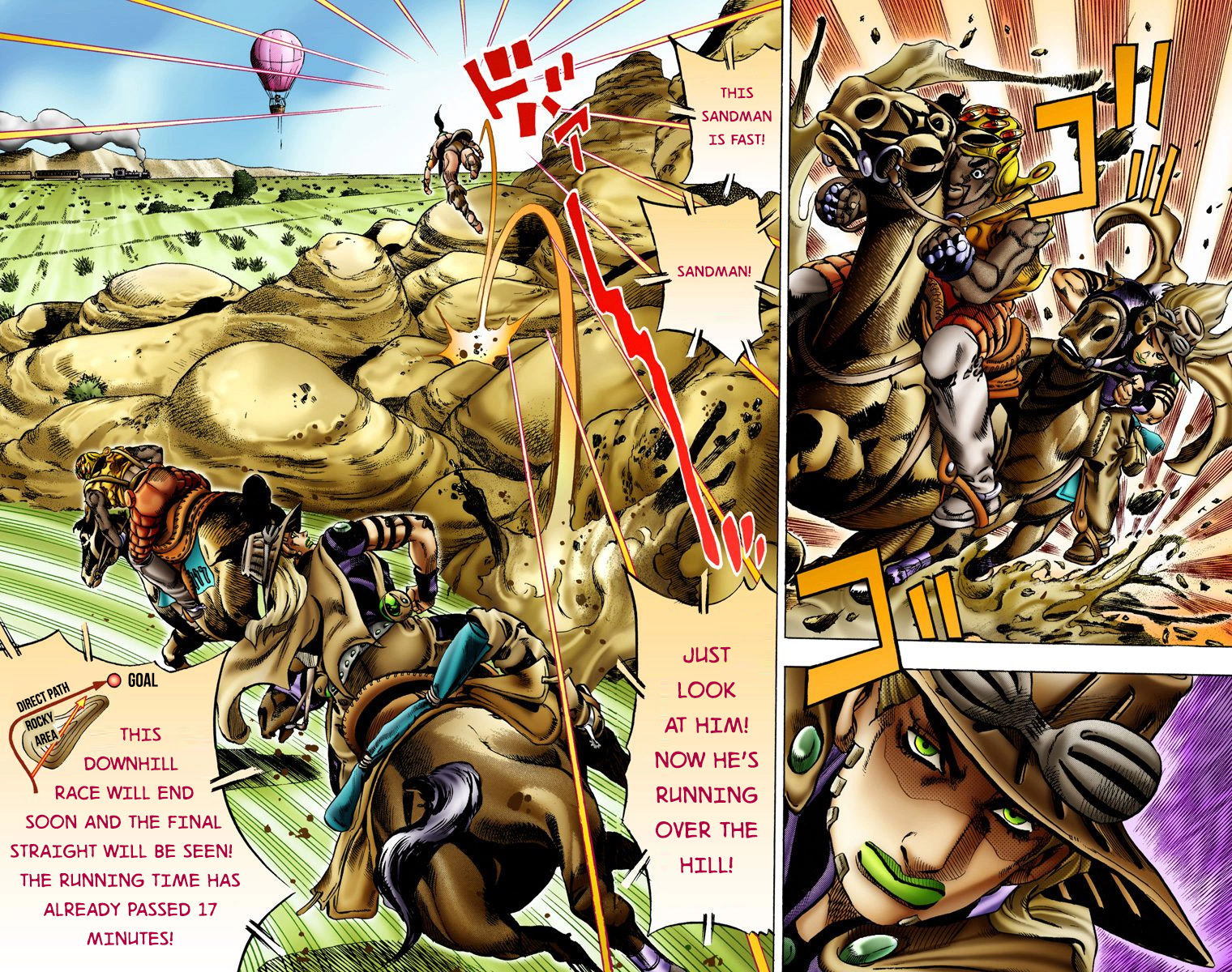 Jojo's Bizarre Adventure Part 7 - Steel Ball Run - Vol.2 Chapter 10: Final Straight 2000 Meters Left