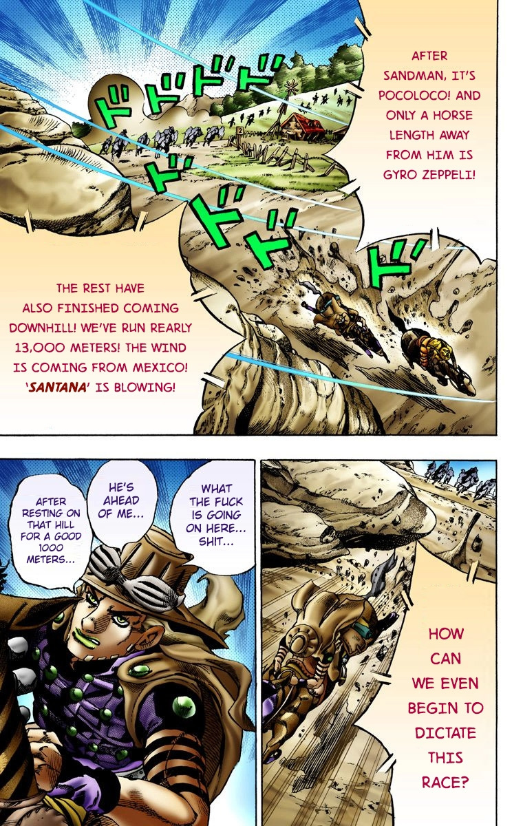 Jojo's Bizarre Adventure Part 7 - Steel Ball Run - Vol.2 Chapter 10: Final Straight 2000 Meters Left