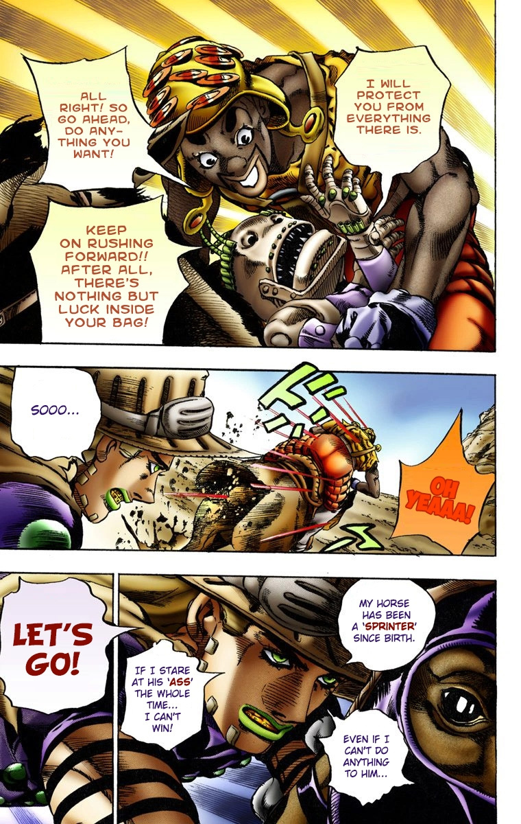 Jojo's Bizarre Adventure Part 7 - Steel Ball Run - Vol.2 Chapter 10: Final Straight 2000 Meters Left