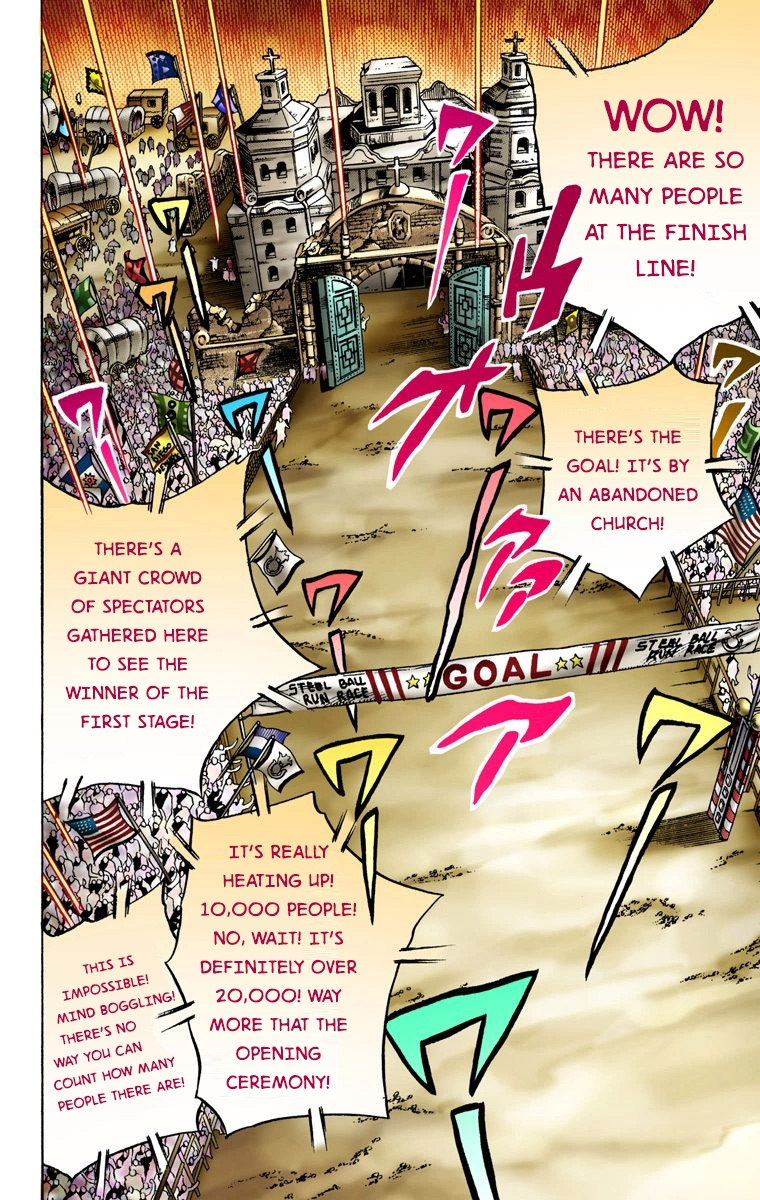 Jojo's Bizarre Adventure Part 7 - Steel Ball Run - Vol.2 Chapter 10: Final Straight 2000 Meters Left