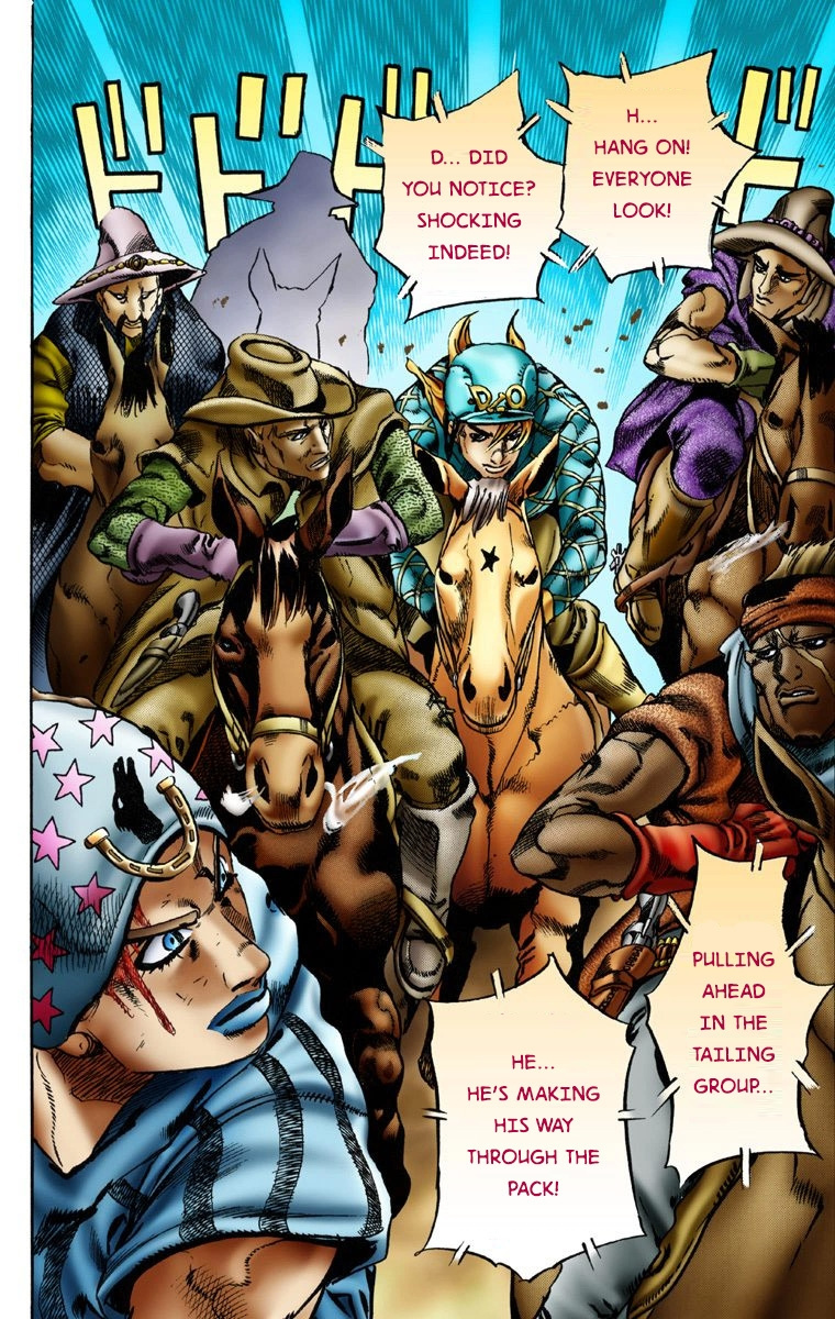 Jojo's Bizarre Adventure Part 7 - Steel Ball Run - Vol.2 Chapter 10: Final Straight 2000 Meters Left