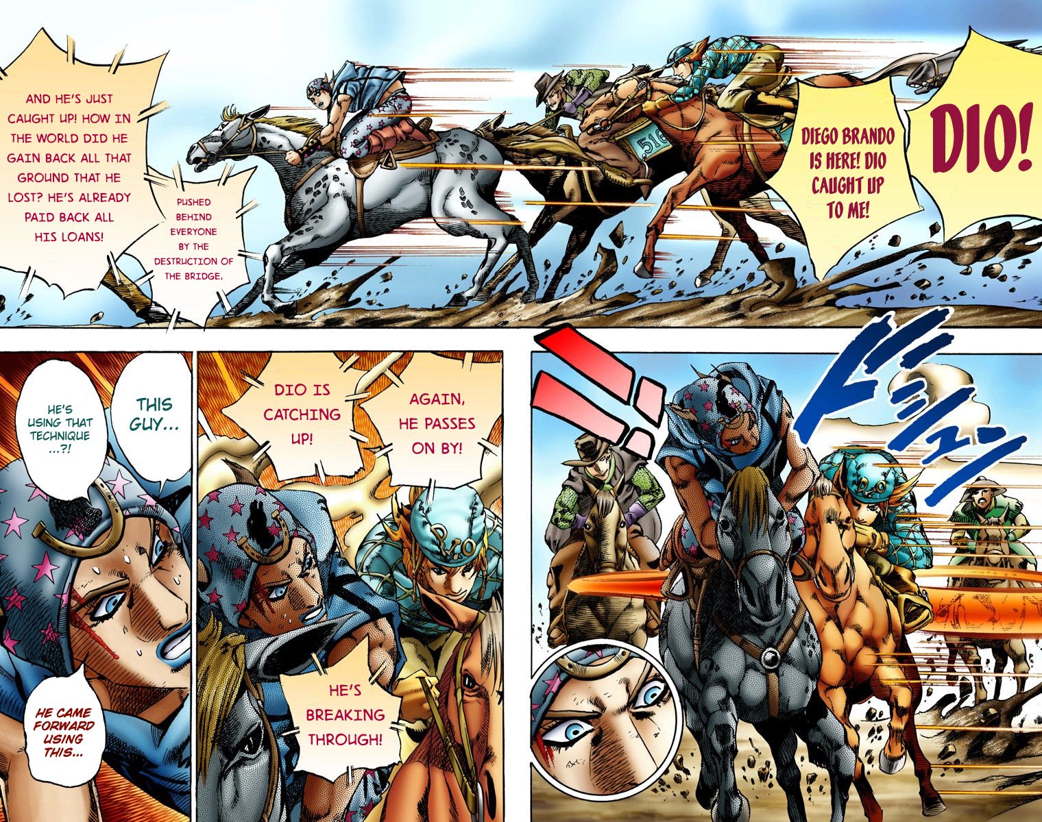 Jojo's Bizarre Adventure Part 7 - Steel Ball Run - Vol.2 Chapter 10: Final Straight 2000 Meters Left