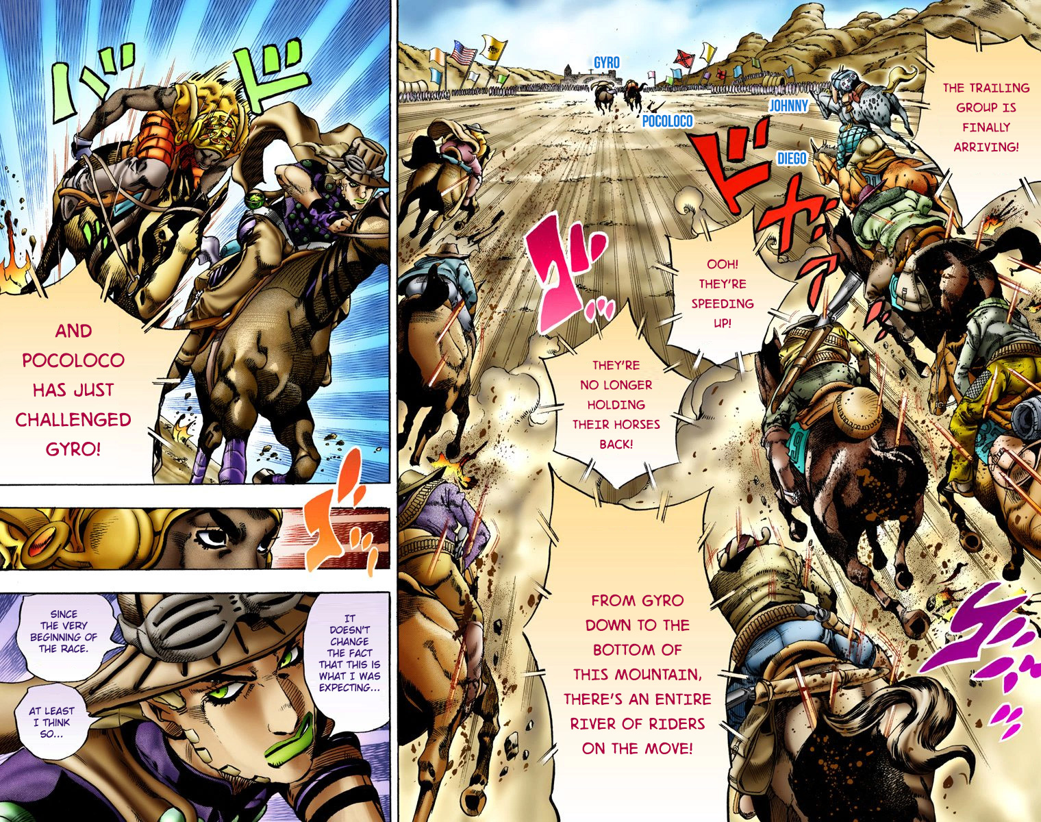 Jojo's Bizarre Adventure Part 7 - Steel Ball Run - Vol.2 Chapter 10: Final Straight 2000 Meters Left