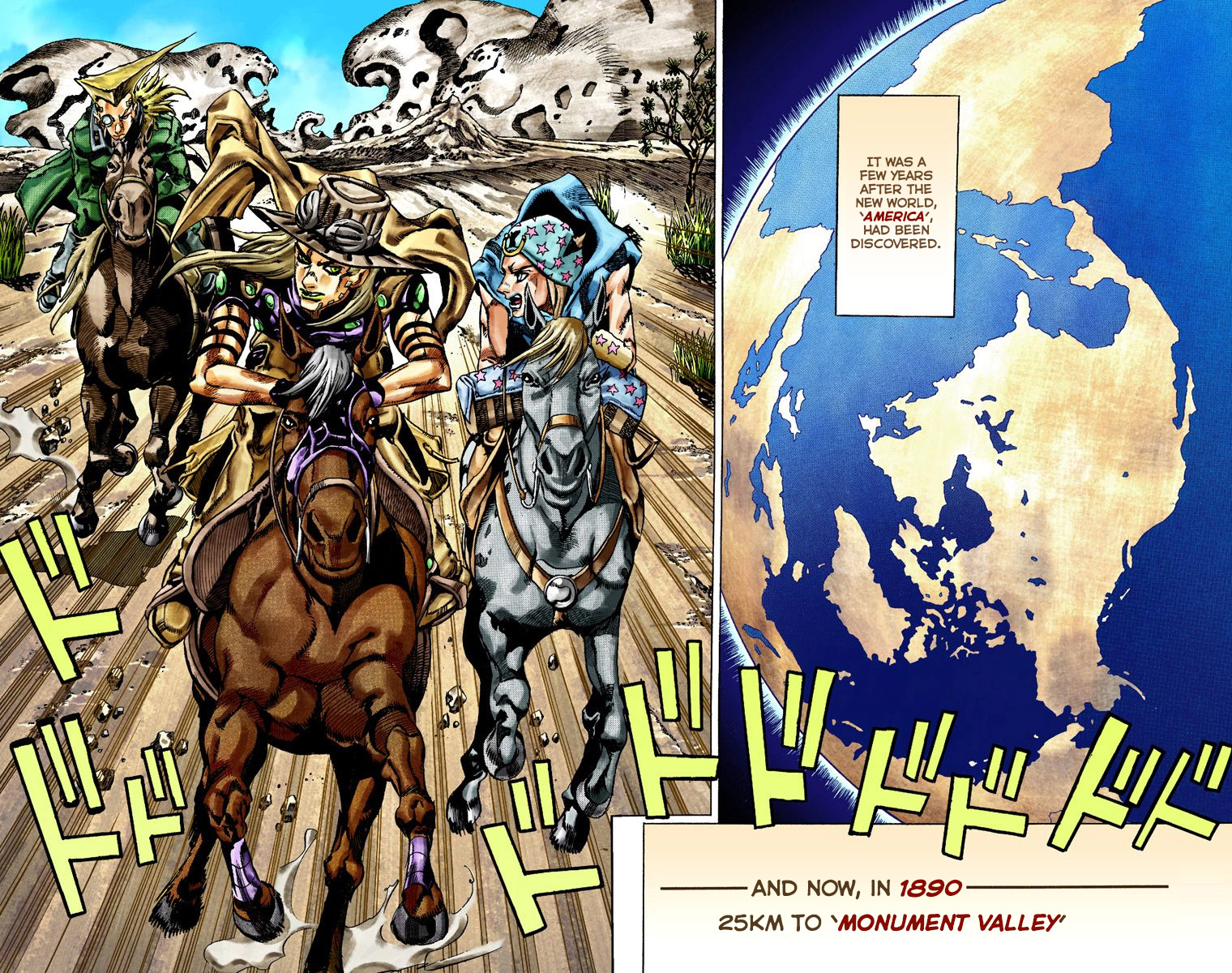 Jojo's Bizarre Adventure Part 7 - Steel Ball Run - Vol.5 Chapter 25: (Tusk) Part 1