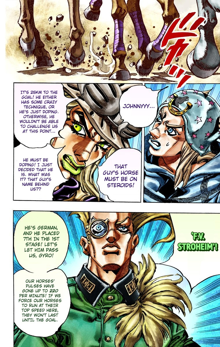 Jojo's Bizarre Adventure Part 7 - Steel Ball Run - Vol.5 Chapter 25: (Tusk) Part 1