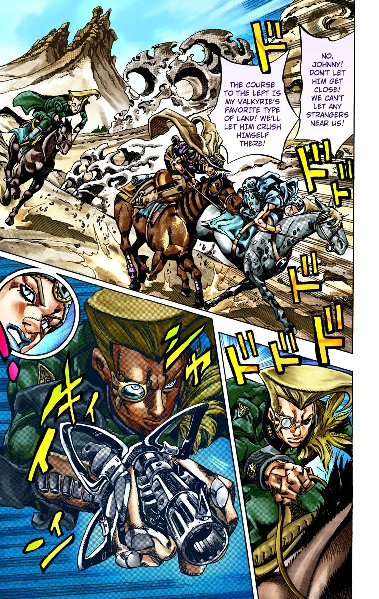 Jojo's Bizarre Adventure Part 7 - Steel Ball Run - Vol.5 Chapter 25: (Tusk) Part 1