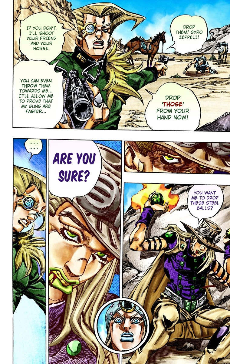 Jojo's Bizarre Adventure Part 7 - Steel Ball Run - Vol.5 Chapter 25: (Tusk) Part 1