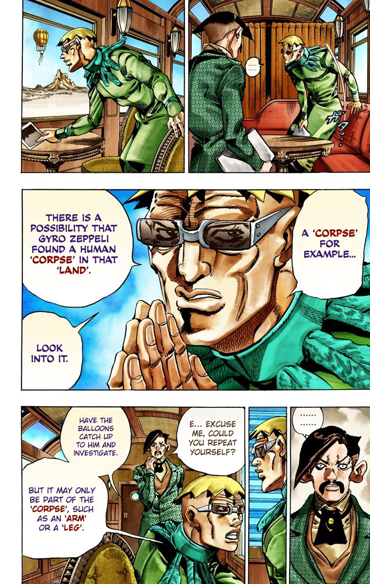 Jojo's Bizarre Adventure Part 7 - Steel Ball Run - Vol.5 Chapter 25: (Tusk) Part 1