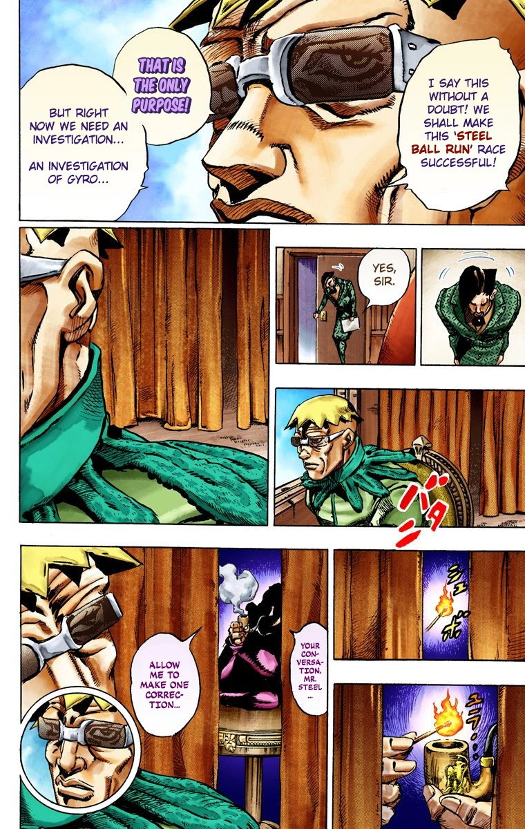 Jojo's Bizarre Adventure Part 7 - Steel Ball Run - Vol.5 Chapter 25: (Tusk) Part 1