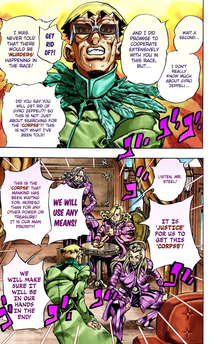 Jojo's Bizarre Adventure Part 7 - Steel Ball Run - Vol.5 Chapter 25: (Tusk) Part 1