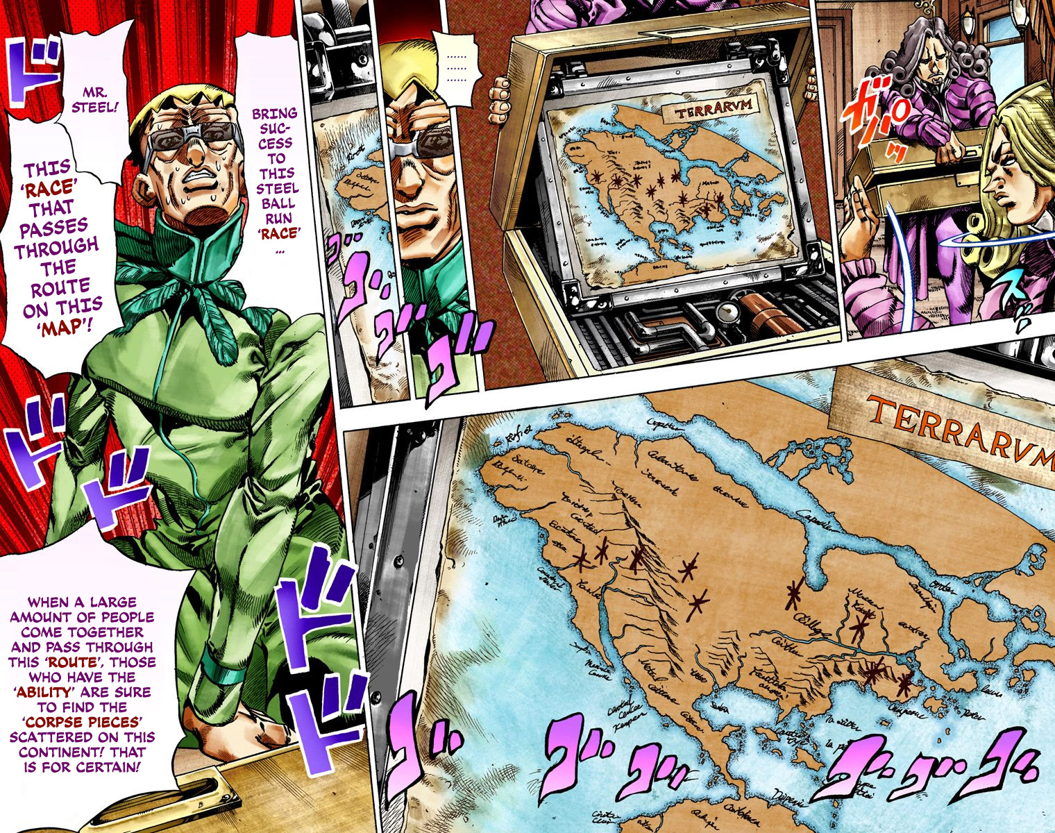 Jojo's Bizarre Adventure Part 7 - Steel Ball Run - Vol.5 Chapter 25: (Tusk) Part 1