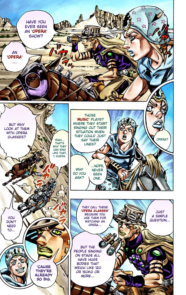 Jojo's Bizarre Adventure Part 7 - Steel Ball Run - Vol.5 Chapter 25: (Tusk) Part 1