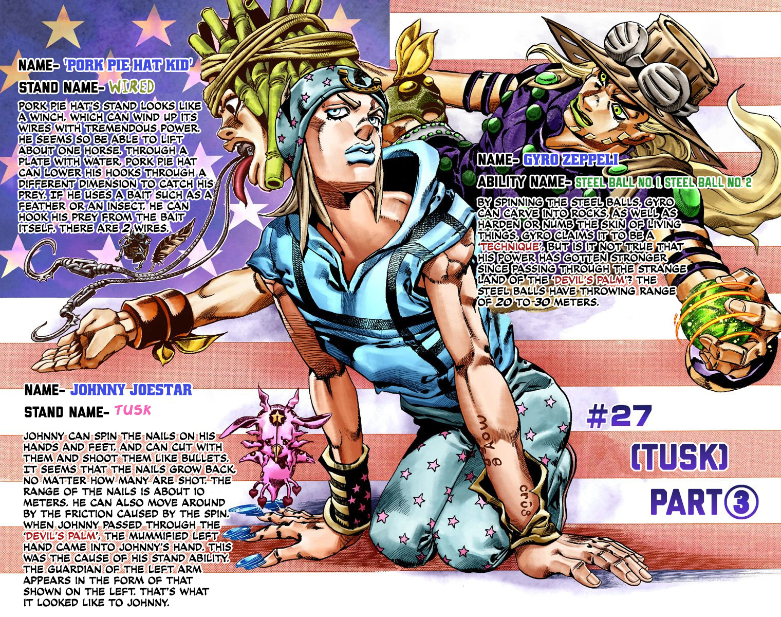 Jojo's Bizarre Adventure Part 7 - Steel Ball Run - Vol.5 Chapter 27: (Tusk) Part 3