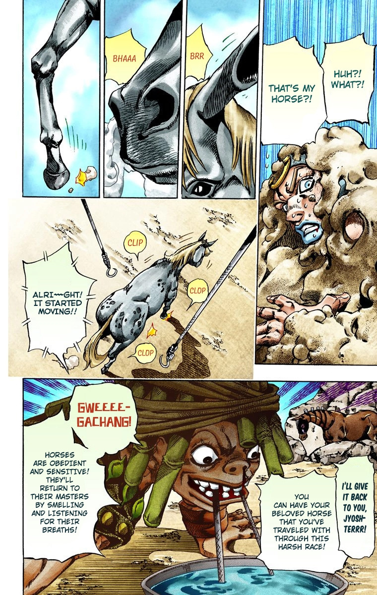 Jojo's Bizarre Adventure Part 7 - Steel Ball Run - Vol.5 Chapter 27: (Tusk) Part 3