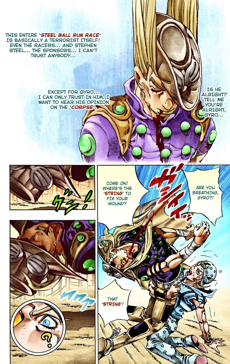 Jojo's Bizarre Adventure Part 7 - Steel Ball Run - Vol.5 Chapter 27: (Tusk) Part 3