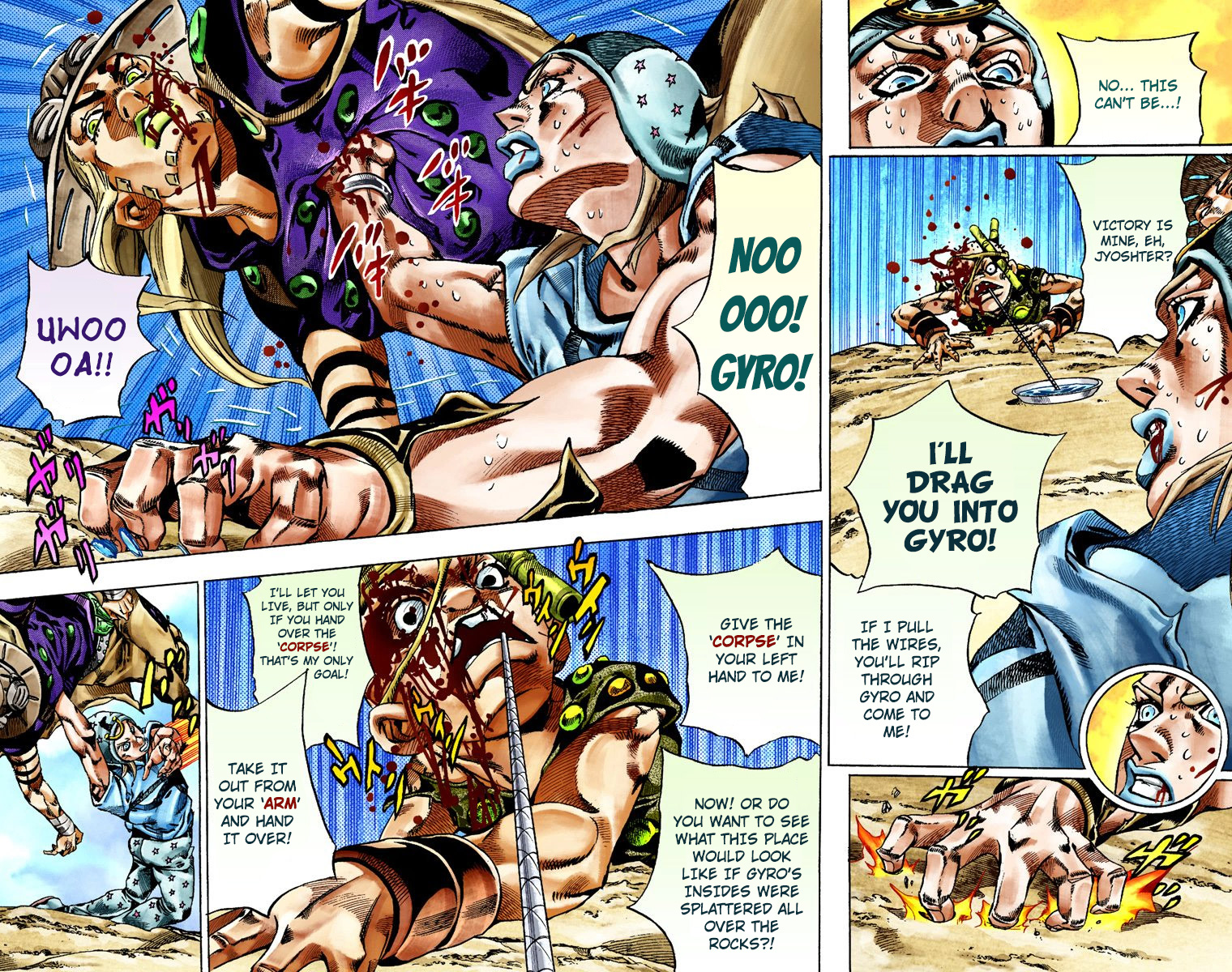 Jojo's Bizarre Adventure Part 7 - Steel Ball Run - Vol.5 Chapter 27: (Tusk) Part 3