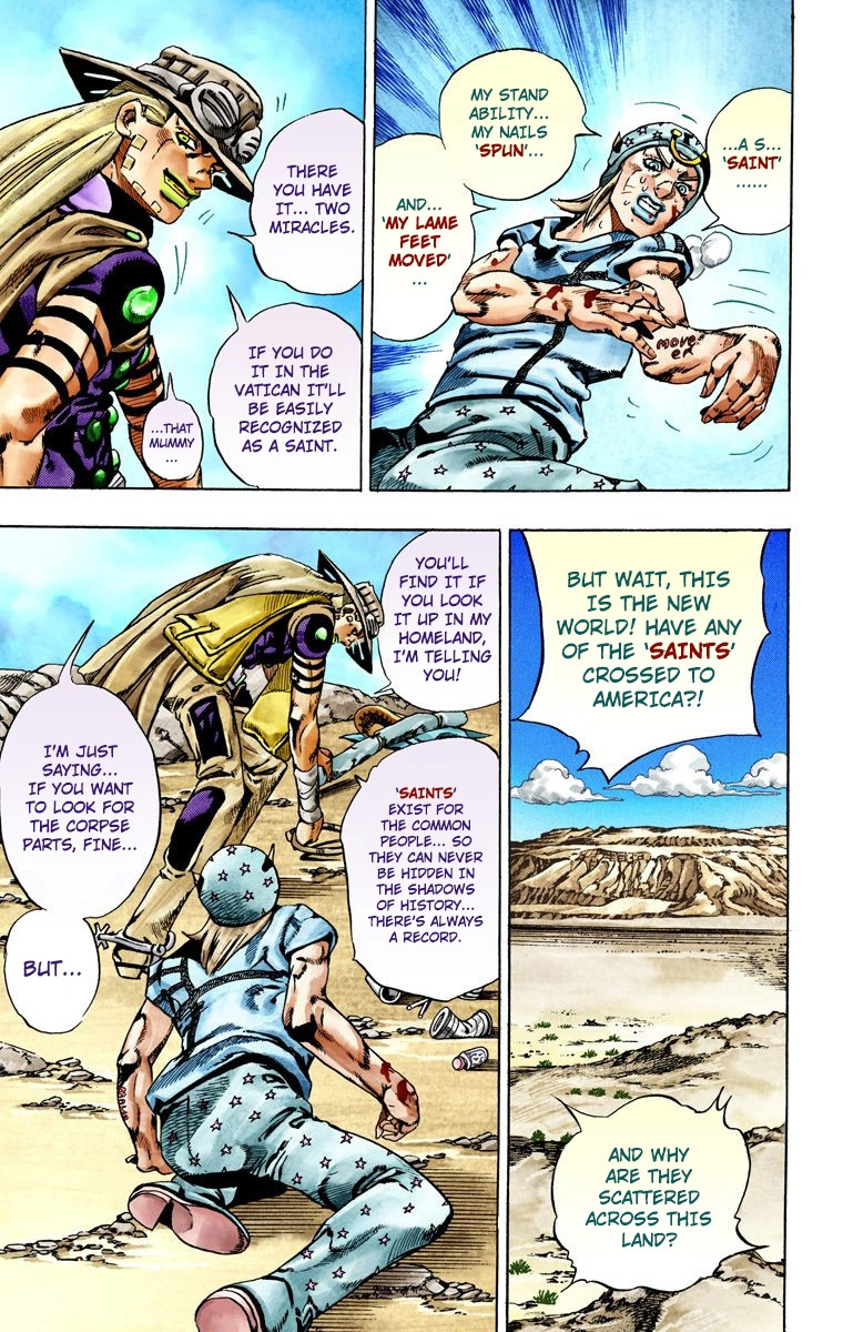 Jojo's Bizarre Adventure Part 7 - Steel Ball Run - Vol.5 Chapter 27: (Tusk) Part 3