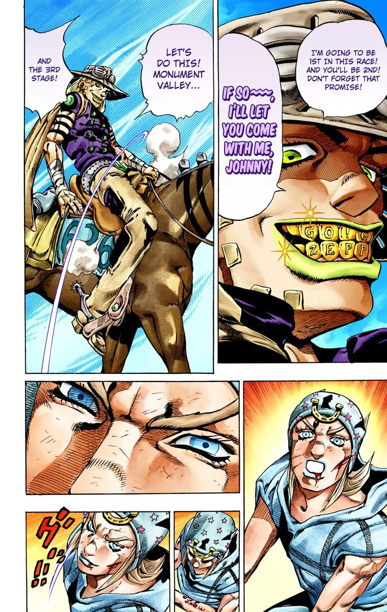 Jojo's Bizarre Adventure Part 7 - Steel Ball Run - Vol.5 Chapter 27: (Tusk) Part 3