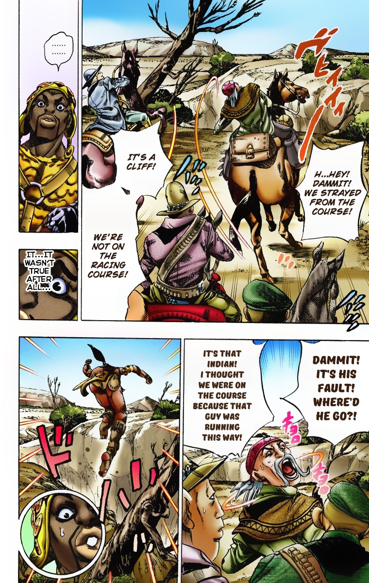 Jojo's Bizarre Adventure Part 7 - Steel Ball Run - Vol.2 Chapter 7: Pocoloco And Sandman