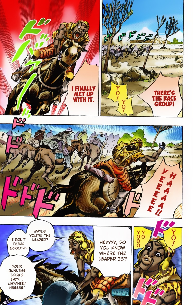 Jojo's Bizarre Adventure Part 7 - Steel Ball Run - Vol.2 Chapter 7: Pocoloco And Sandman