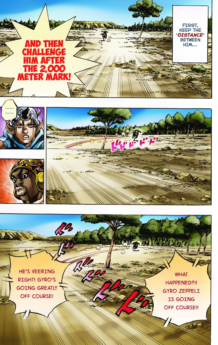 Jojo's Bizarre Adventure Part 7 - Steel Ball Run - Vol.2 Chapter 7: Pocoloco And Sandman