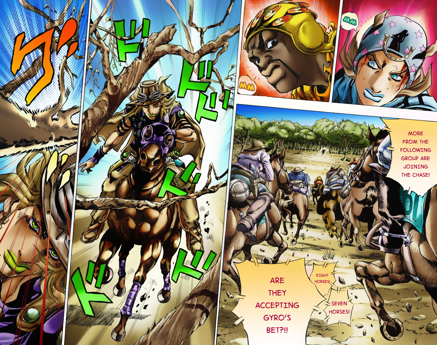 Jojo's Bizarre Adventure Part 7 - Steel Ball Run - Vol.2 Chapter 7: Pocoloco And Sandman