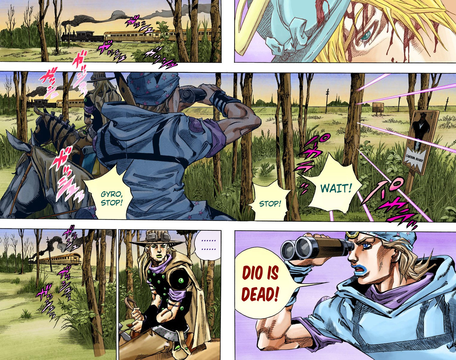 Jojo's Bizarre Adventure Part 7 - Steel Ball Run - Vol.19 Chapter 76: D4C Part 9