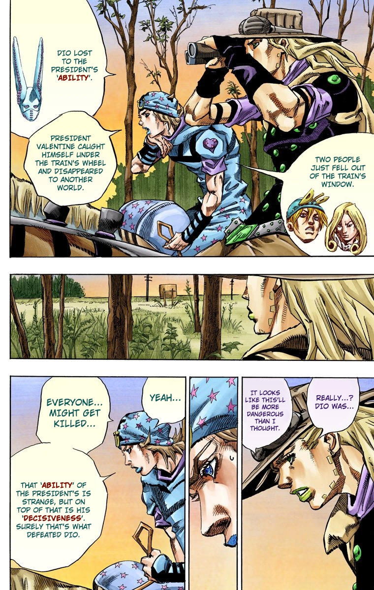 Jojo's Bizarre Adventure Part 7 - Steel Ball Run - Vol.19 Chapter 76: D4C Part 9