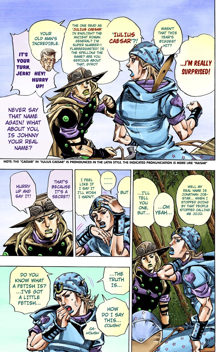 Jojo's Bizarre Adventure Part 7 - Steel Ball Run - Vol.19 Chapter 76: D4C Part 9