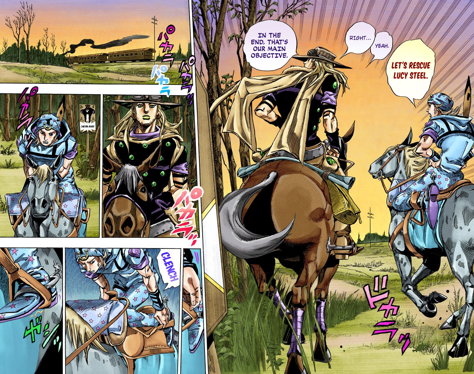 Jojo's Bizarre Adventure Part 7 - Steel Ball Run - Vol.19 Chapter 76: D4C Part 9