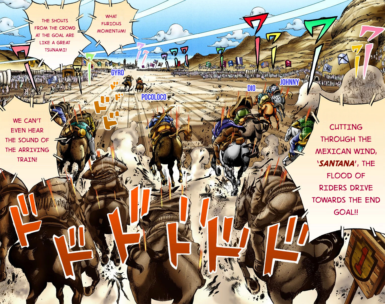 Jojo's Bizarre Adventure Part 7 - Steel Ball Run - Vol.2 Chapter 11: The Final Stretch 1000 Meters Left