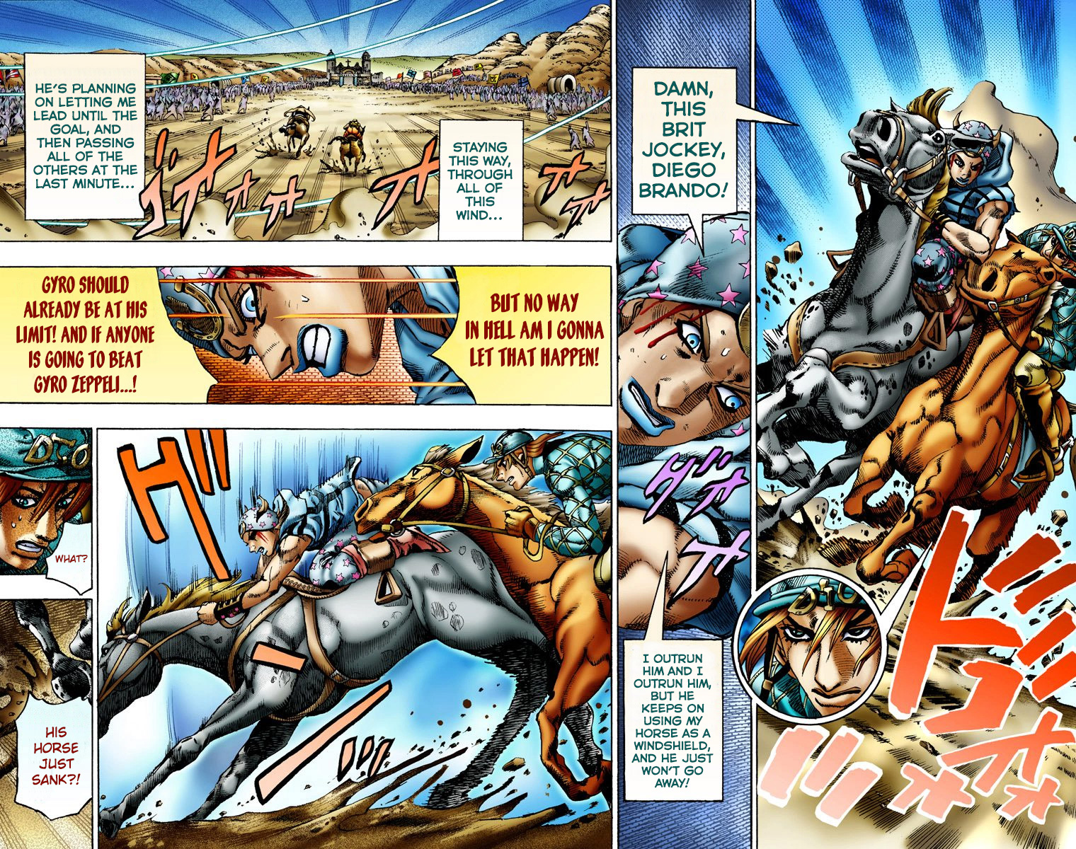 Jojo's Bizarre Adventure Part 7 - Steel Ball Run - Vol.2 Chapter 11: The Final Stretch 1000 Meters Left