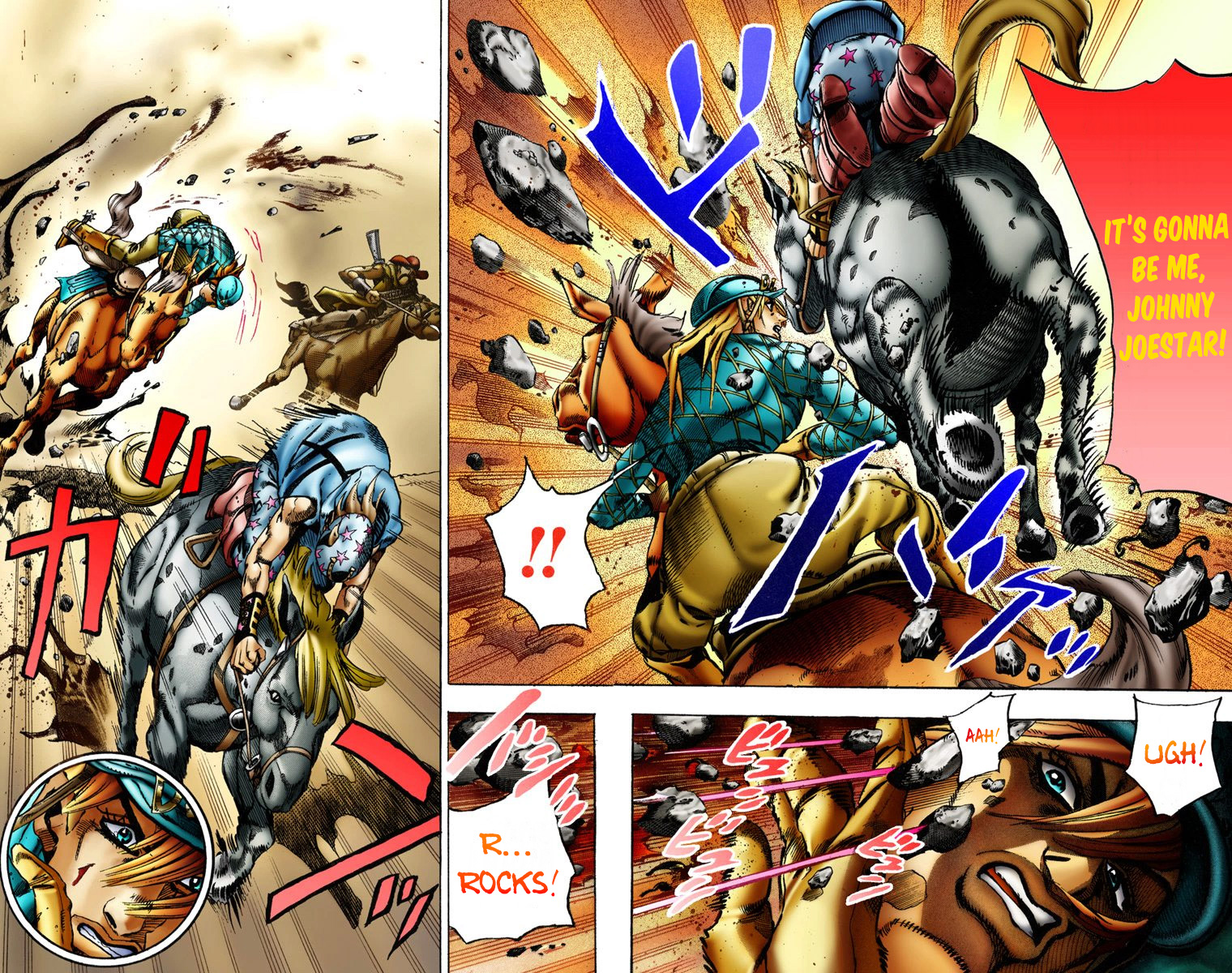 Jojo's Bizarre Adventure Part 7 - Steel Ball Run - Vol.2 Chapter 11: The Final Stretch 1000 Meters Left