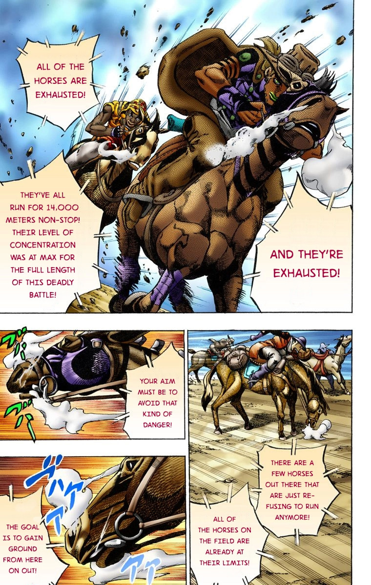 Jojo's Bizarre Adventure Part 7 - Steel Ball Run - Vol.2 Chapter 11: The Final Stretch 1000 Meters Left