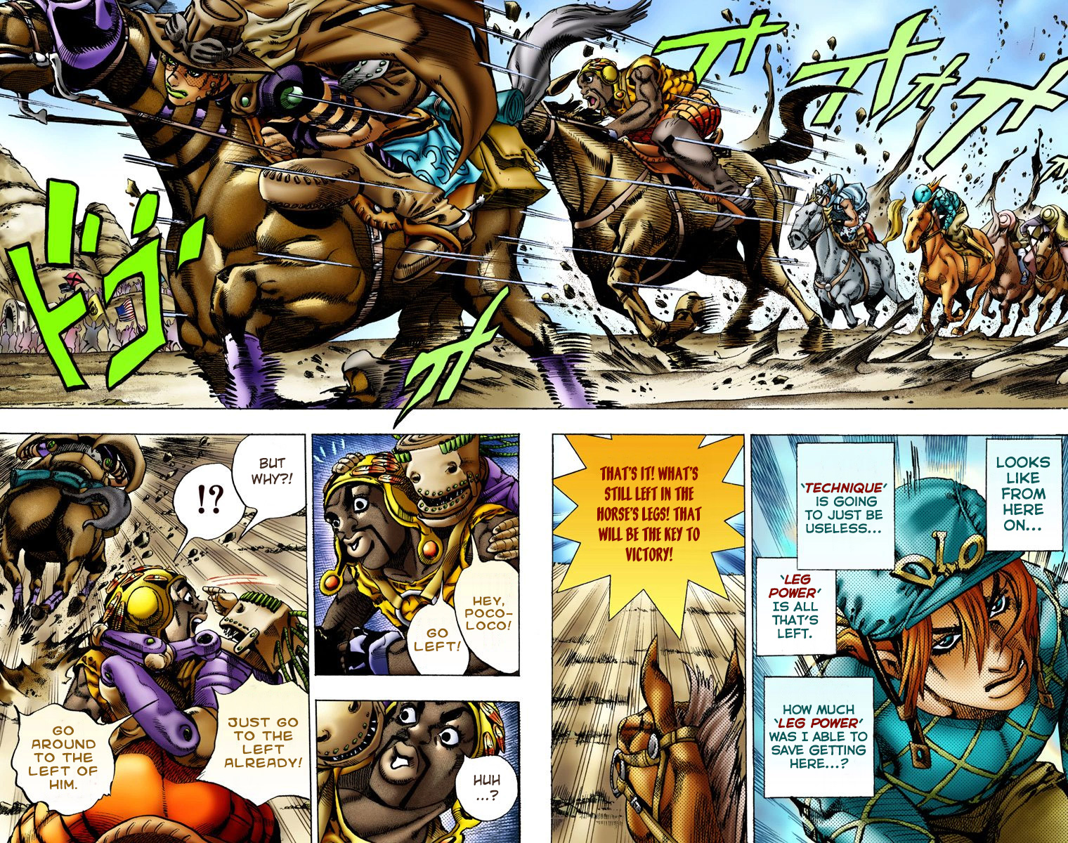 Jojo's Bizarre Adventure Part 7 - Steel Ball Run - Vol.2 Chapter 11: The Final Stretch 1000 Meters Left