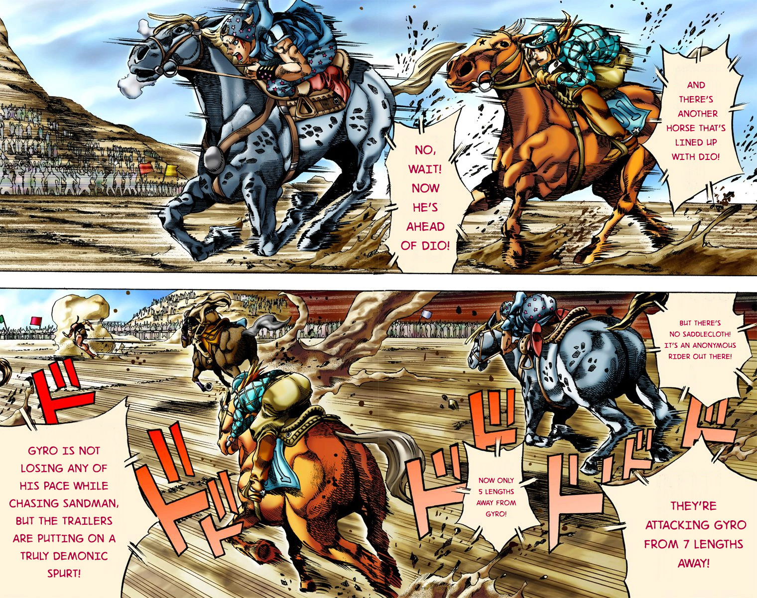 Jojo's Bizarre Adventure Part 7 - Steel Ball Run - Vol.2 Chapter 11: The Final Stretch 1000 Meters Left