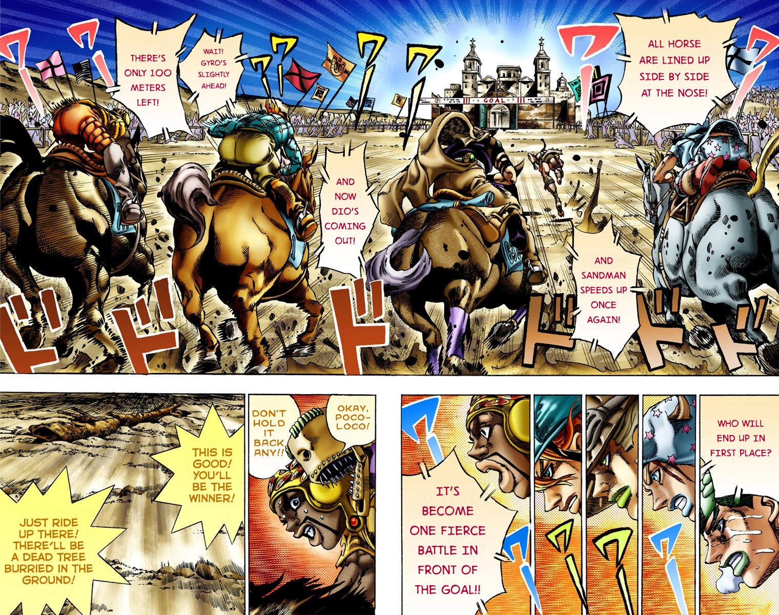 Jojo's Bizarre Adventure Part 7 - Steel Ball Run - Vol.2 Chapter 11: The Final Stretch 1000 Meters Left