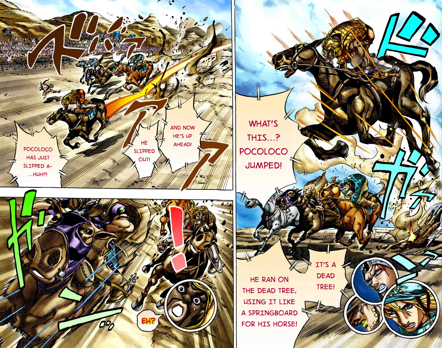 Jojo's Bizarre Adventure Part 7 - Steel Ball Run - Vol.2 Chapter 11: The Final Stretch 1000 Meters Left