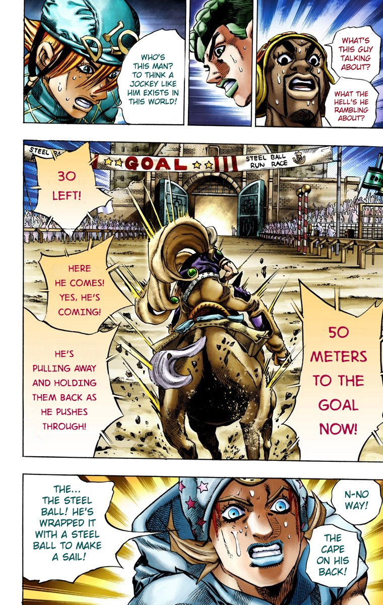 Jojo's Bizarre Adventure Part 7 - Steel Ball Run - Vol.2 Chapter 11: The Final Stretch 1000 Meters Left