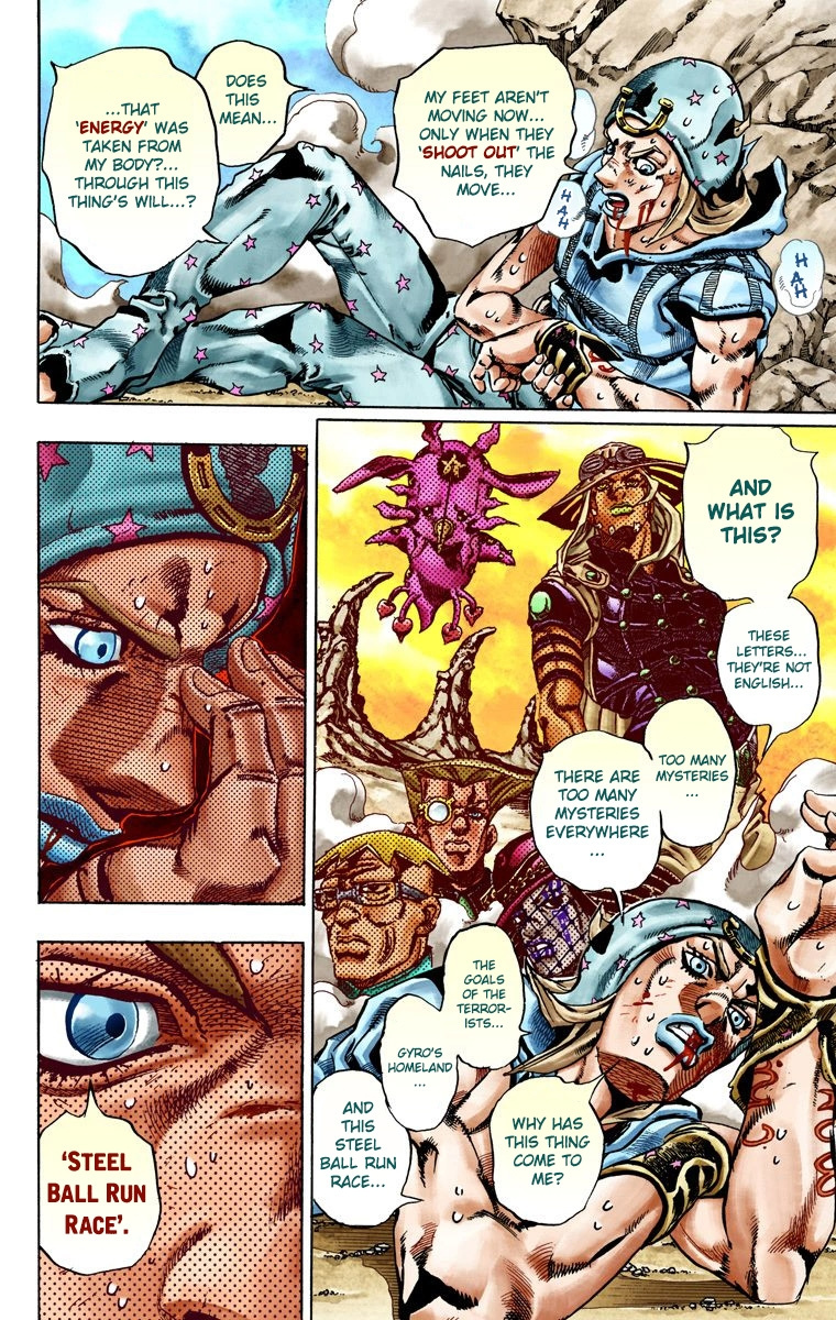 Jojo's Bizarre Adventure Part 7 - Steel Ball Run - Vol.5 Chapter 26: (Tusk) Part 2