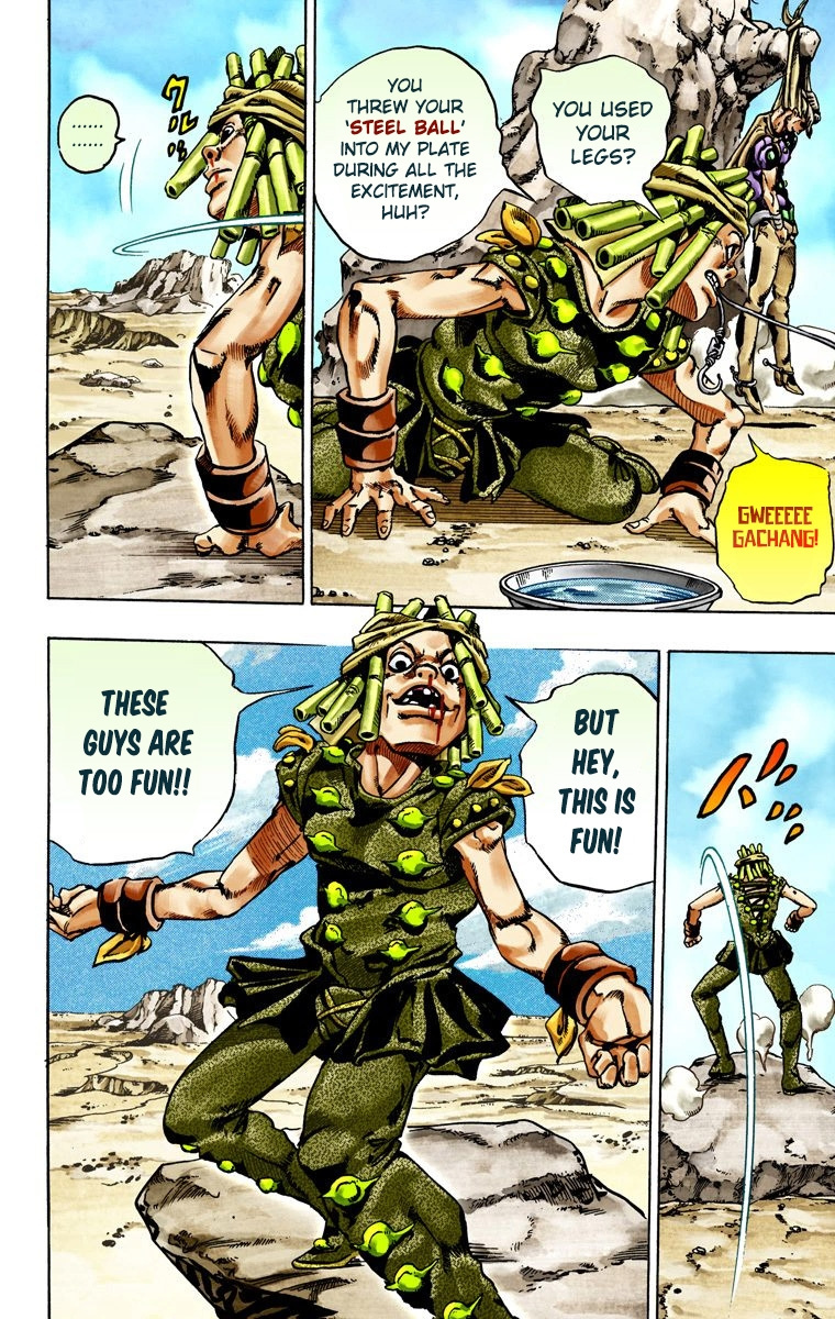 Jojo's Bizarre Adventure Part 7 - Steel Ball Run - Vol.5 Chapter 26: (Tusk) Part 2