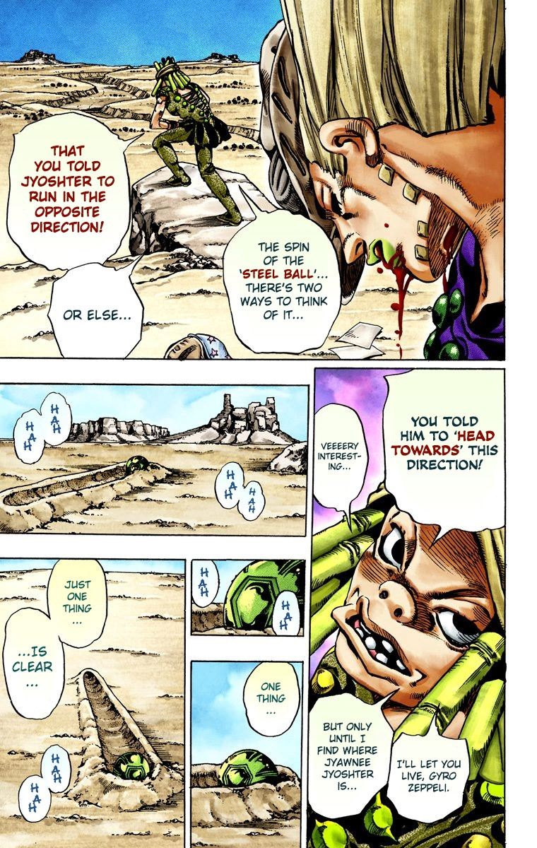 Jojo's Bizarre Adventure Part 7 - Steel Ball Run - Vol.5 Chapter 26: (Tusk) Part 2