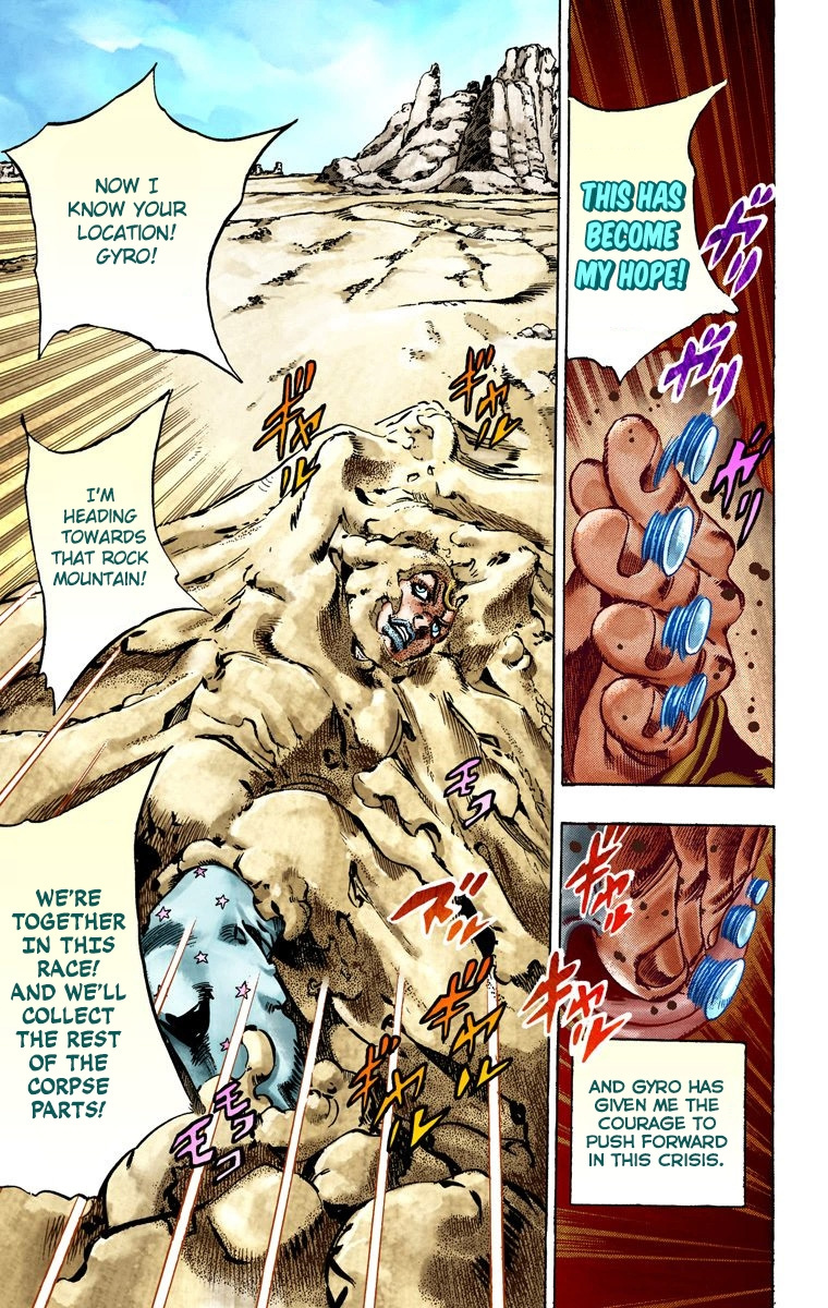 Jojo's Bizarre Adventure Part 7 - Steel Ball Run - Vol.5 Chapter 26: (Tusk) Part 2