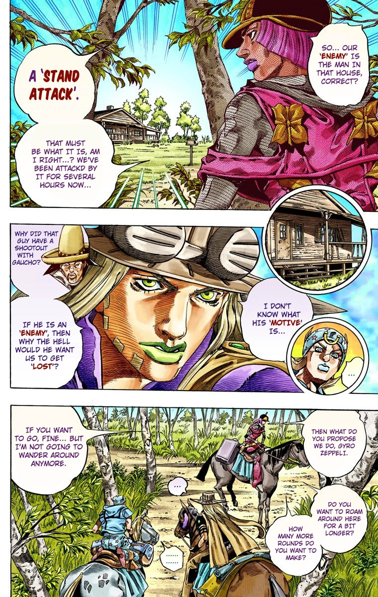 Jojo's Bizarre Adventure Part 7 - Steel Ball Run - Vol.8 Chapter 34: The True Man's World Part 2