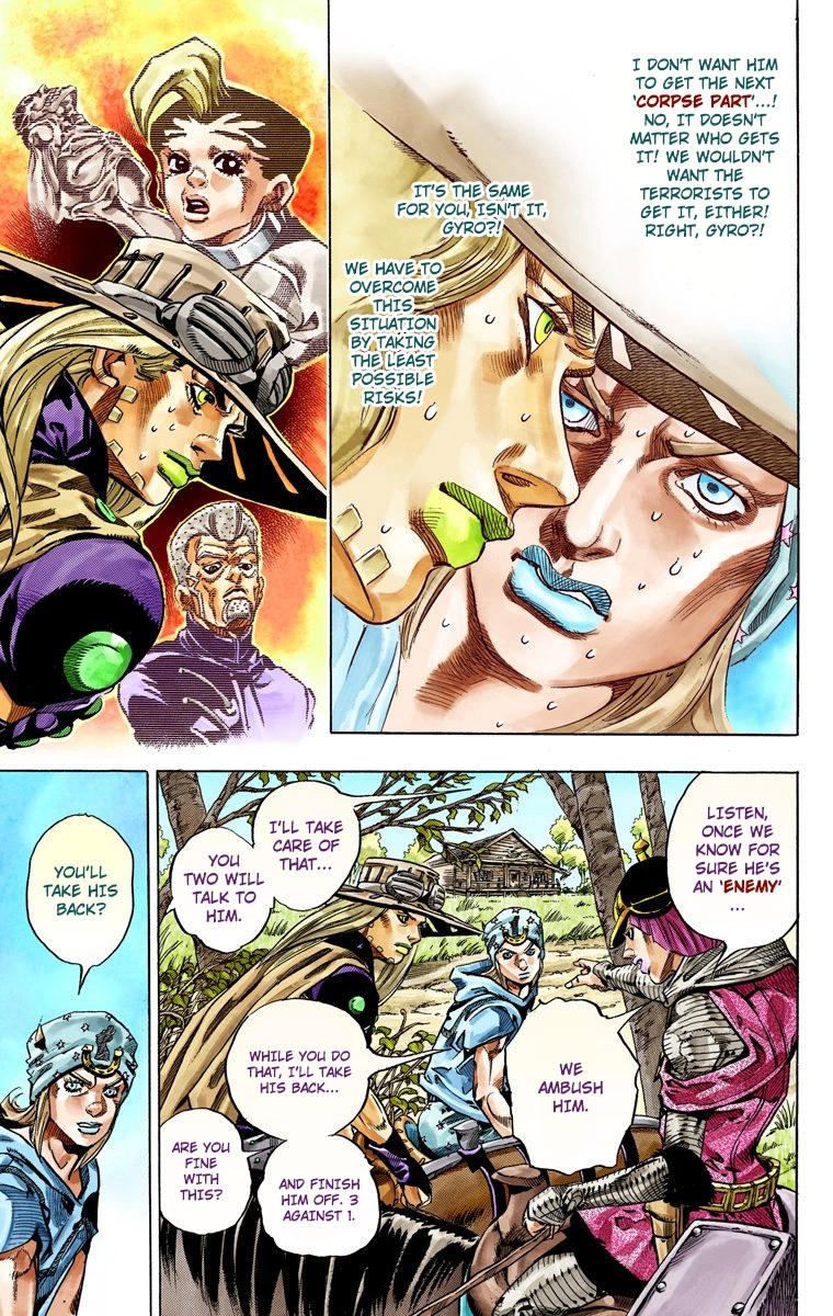 Jojo's Bizarre Adventure Part 7 - Steel Ball Run - Vol.8 Chapter 34: The True Man's World Part 2