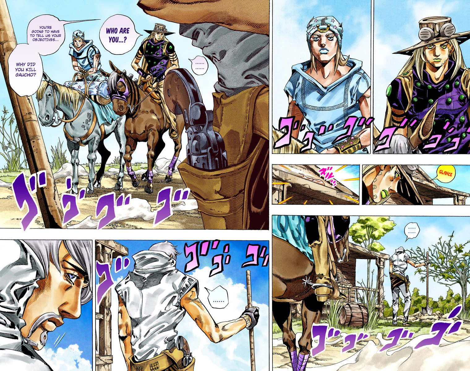 Jojo's Bizarre Adventure Part 7 - Steel Ball Run - Vol.8 Chapter 34: The True Man's World Part 2