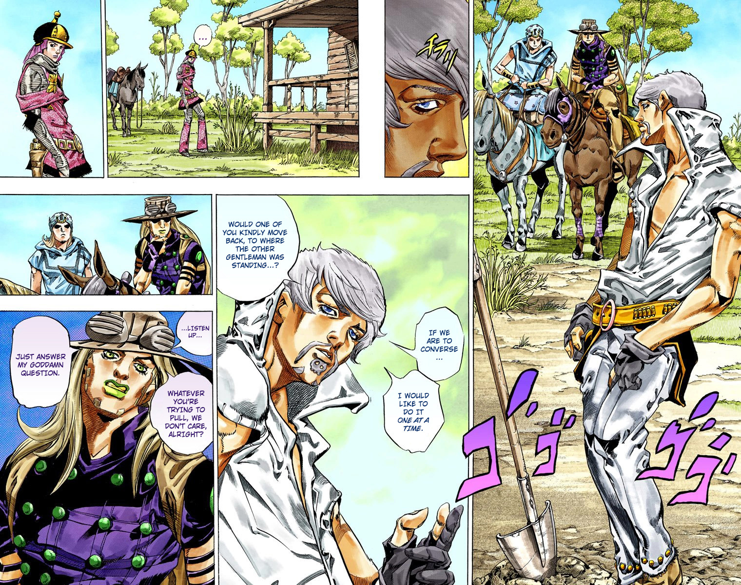 Jojo's Bizarre Adventure Part 7 - Steel Ball Run - Vol.8 Chapter 34: The True Man's World Part 2