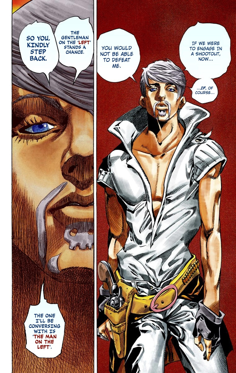 Jojo's Bizarre Adventure Part 7 - Steel Ball Run - Vol.8 Chapter 34: The True Man's World Part 2