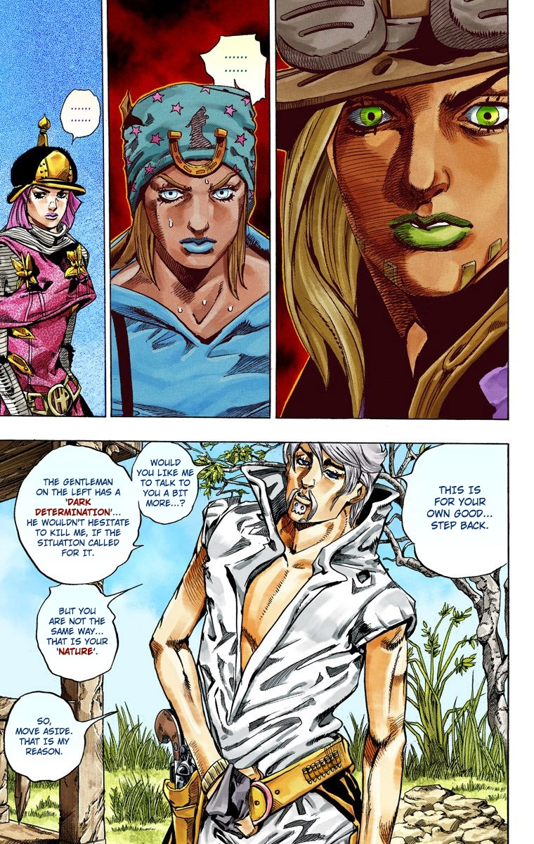 Jojo's Bizarre Adventure Part 7 - Steel Ball Run - Vol.8 Chapter 34: The True Man's World Part 2