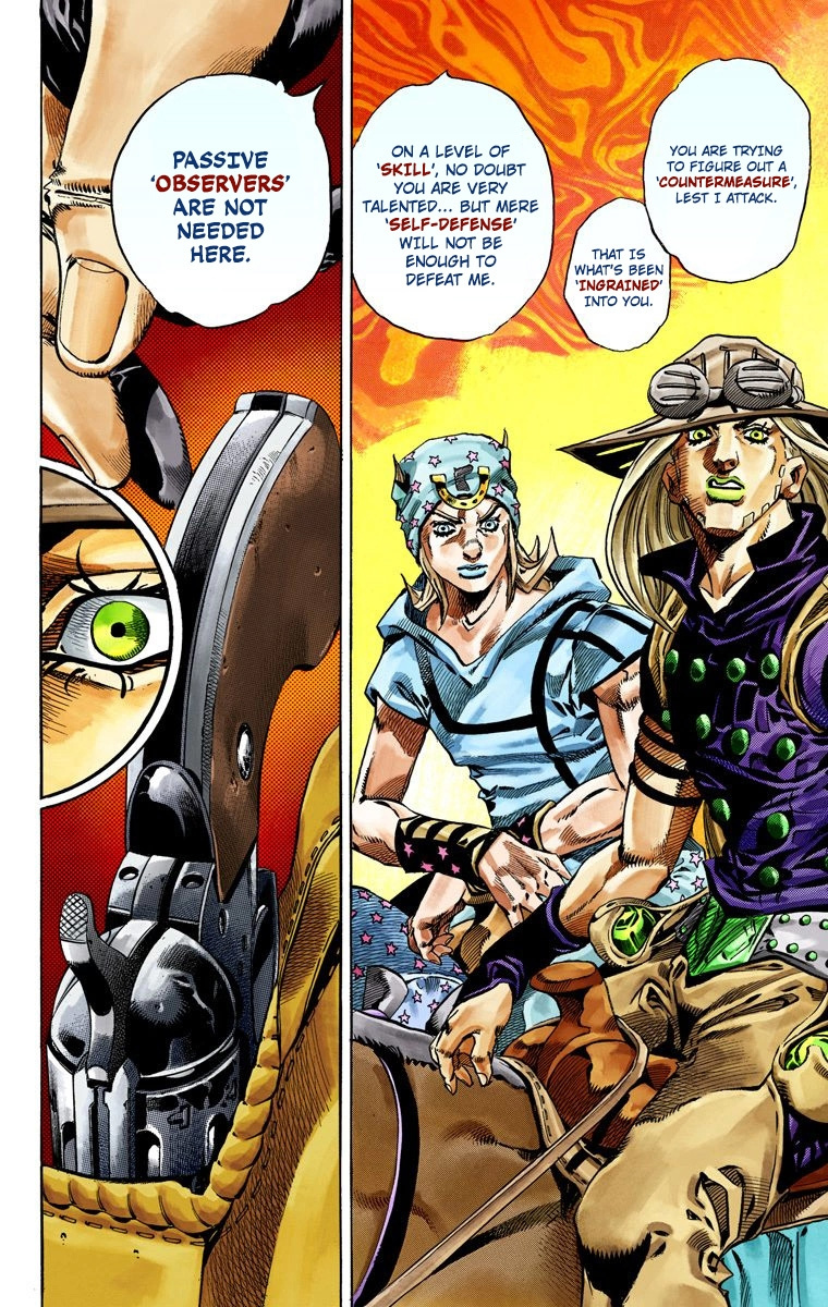 Jojo's Bizarre Adventure Part 7 - Steel Ball Run - Vol.8 Chapter 34: The True Man's World Part 2